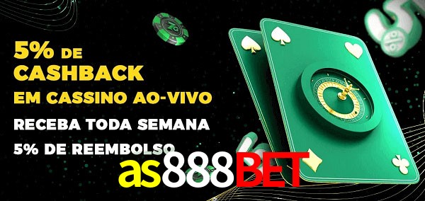 Promoções do cassino ao Vivo as888bet